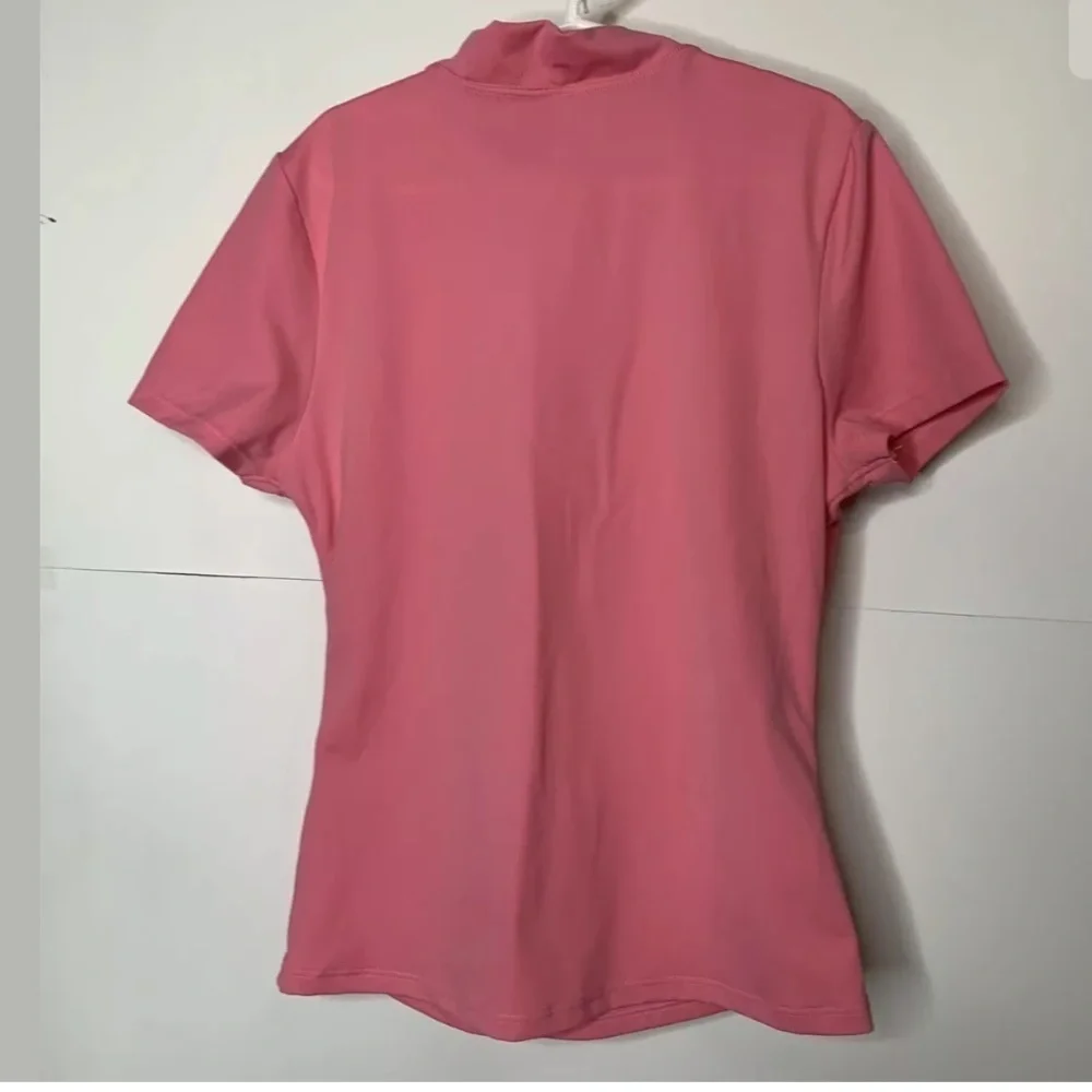 Lands End Girls Swim Shirt Size 10/12 Slim Pink